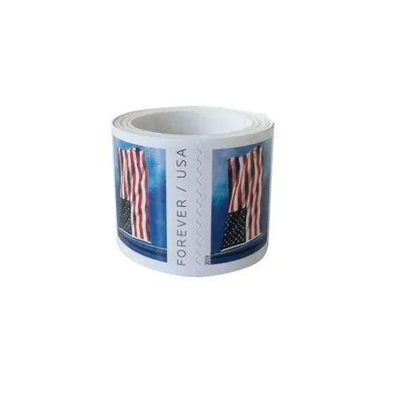 Flag 2019 Roll - 1 Roll 100 Pcs Unused Stamps for Mailing hot